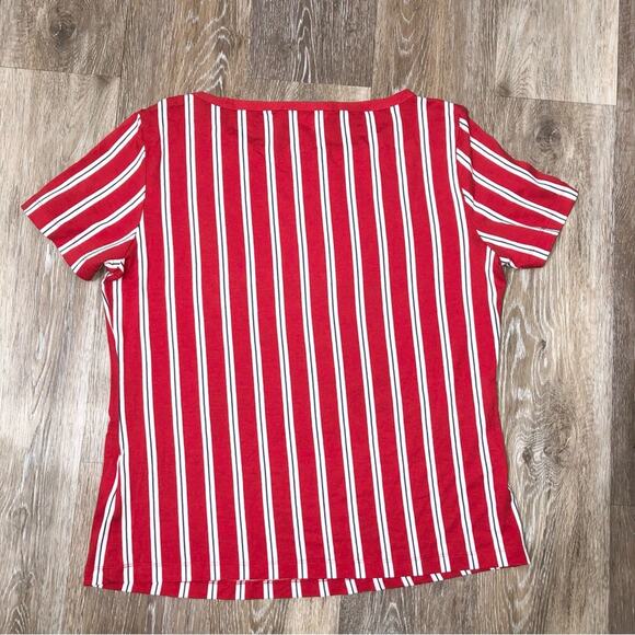 Apriori by Escada Vintage Striped Graphic Tee 12 EUC - Picture 3 of 7
